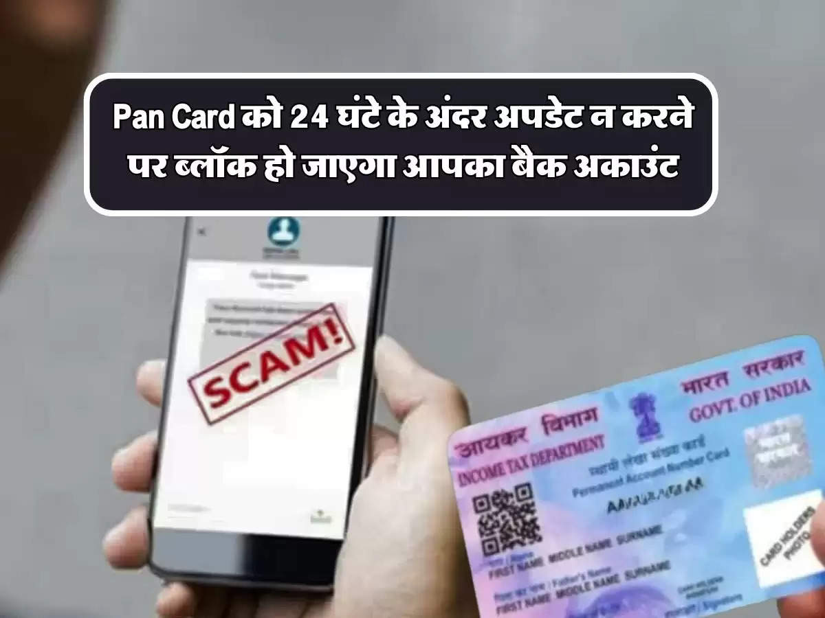 Pan Card को 24 घंटे के अंदर अपडेट न करने पर ब्लॉक हो जाएगा आपका बैक अकाउंट, जानें इस वायरल मैसेज का सच