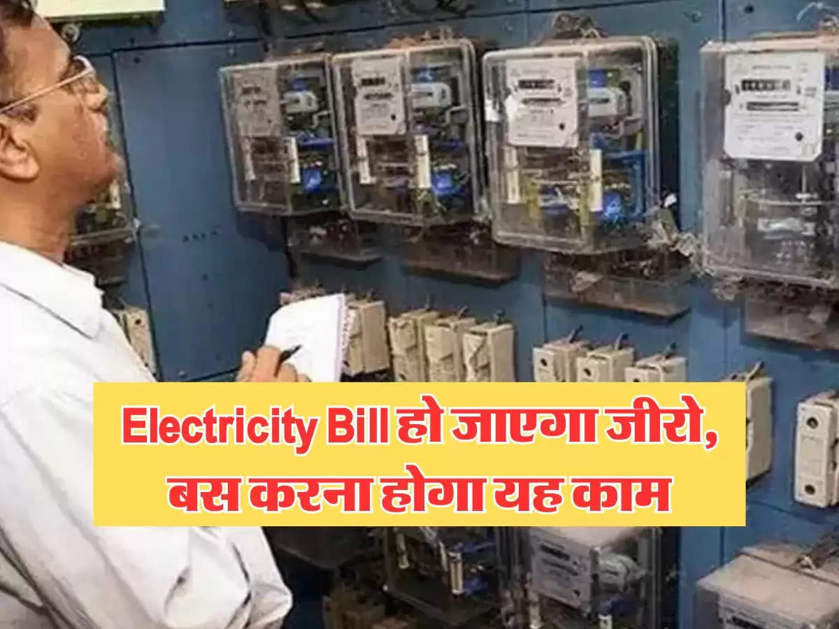 Electricity Bill हो जाएगा जीरो, बस करना होगा यह काम