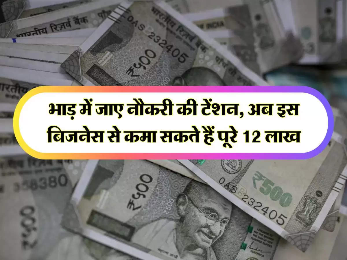 Top Business Idea : भाड़ में जाए नौकरी की टेंशन, अब इस बिजनेस से कमा सकते हैं पूरे 12 लाख, सरकार भी करेगी आपकी मदद