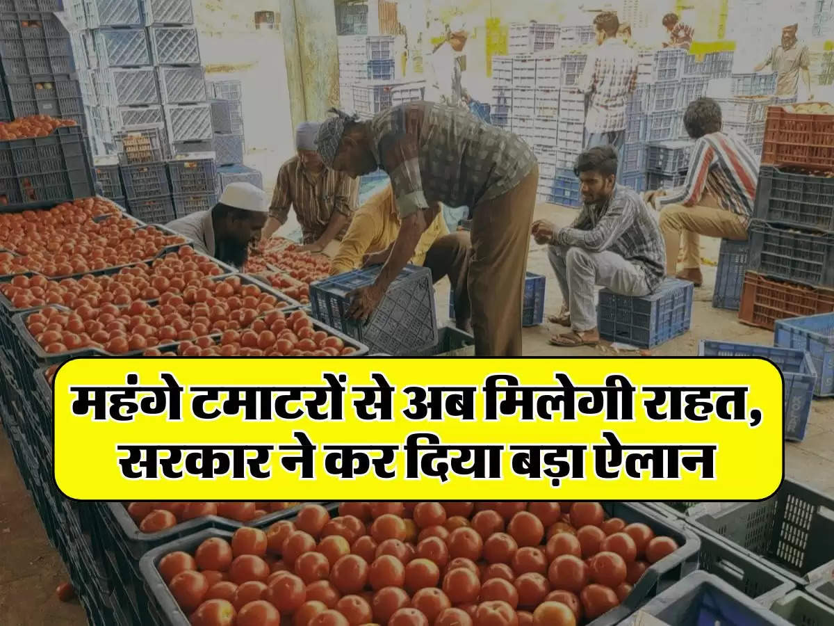 Tomato Price Hike : महंगे टमाटरों से अब मिलेगी राहत, सरकार ने कर दिया बड़ा ऐलान